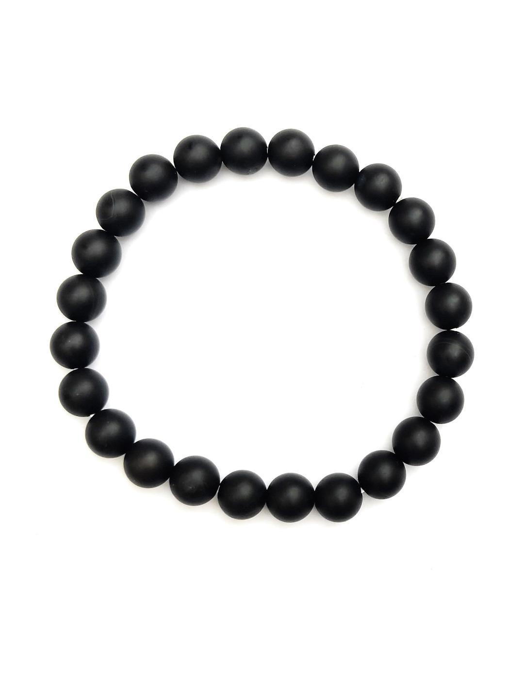 Apnisanskriti Unisex Black Onyx Healing Stone Bracelet