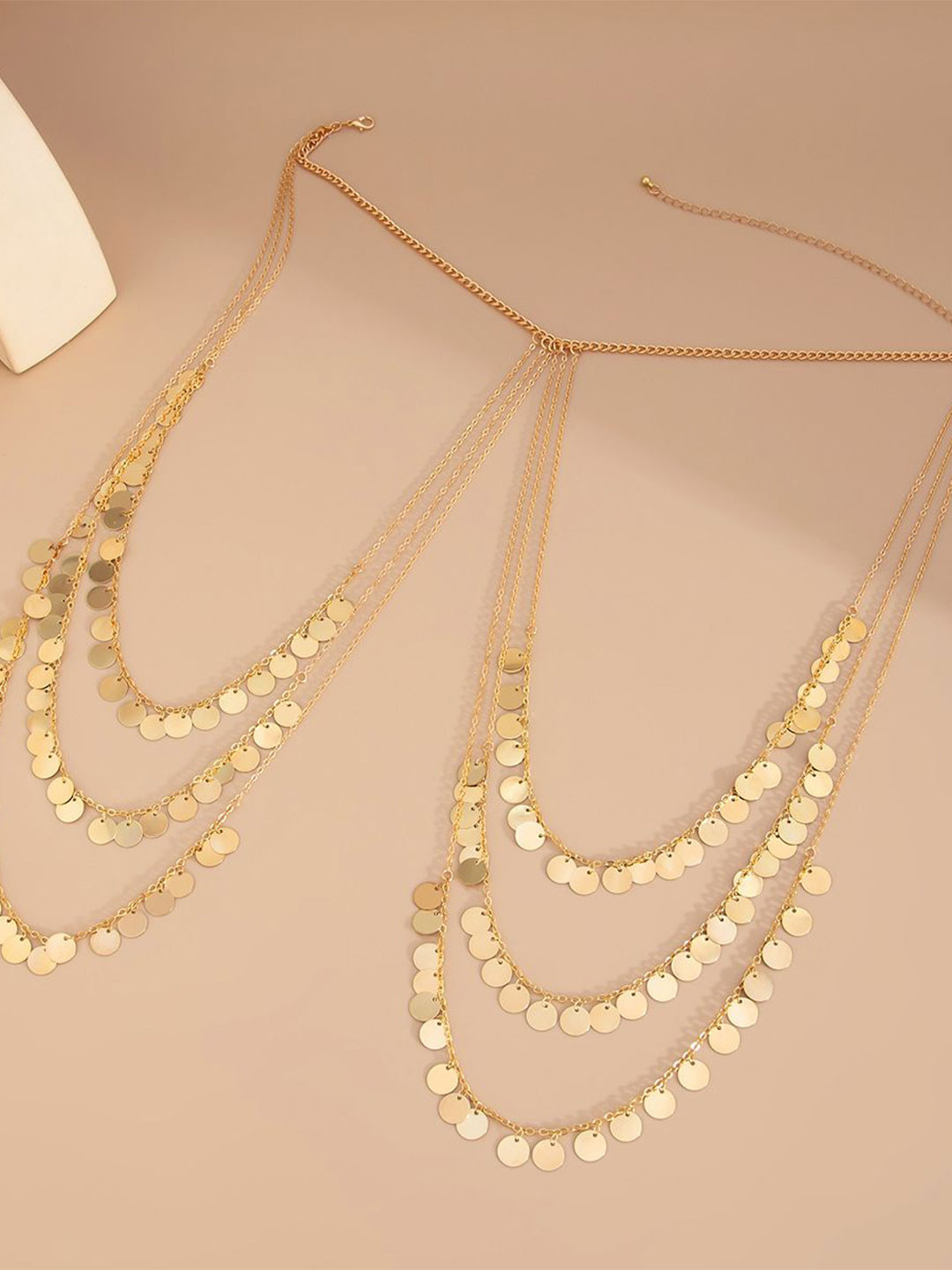 StyleCast x Revolte Gold-Plated Layered Body Chain