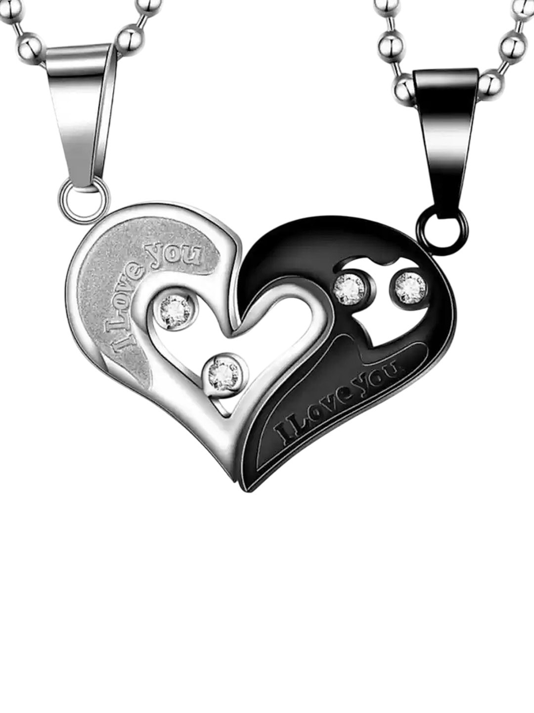 Crazy Fashion Unisex Heart Shaped Pendant