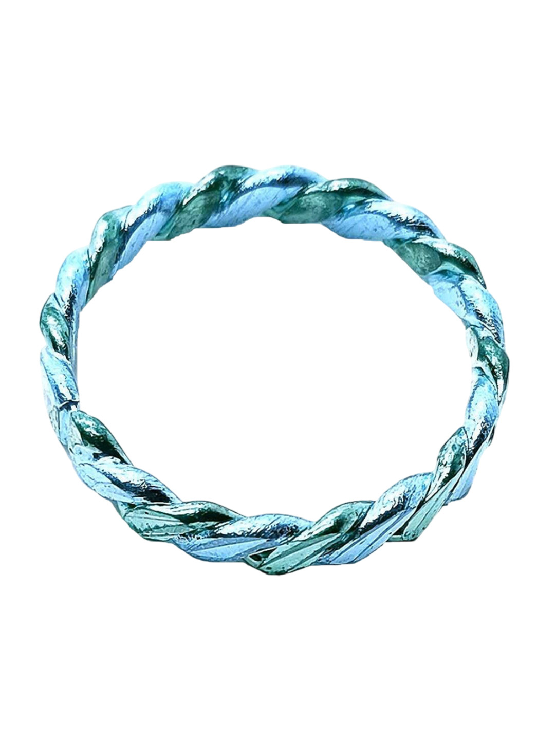 Dynamic Retail Global Blue Alloy Finger Ring