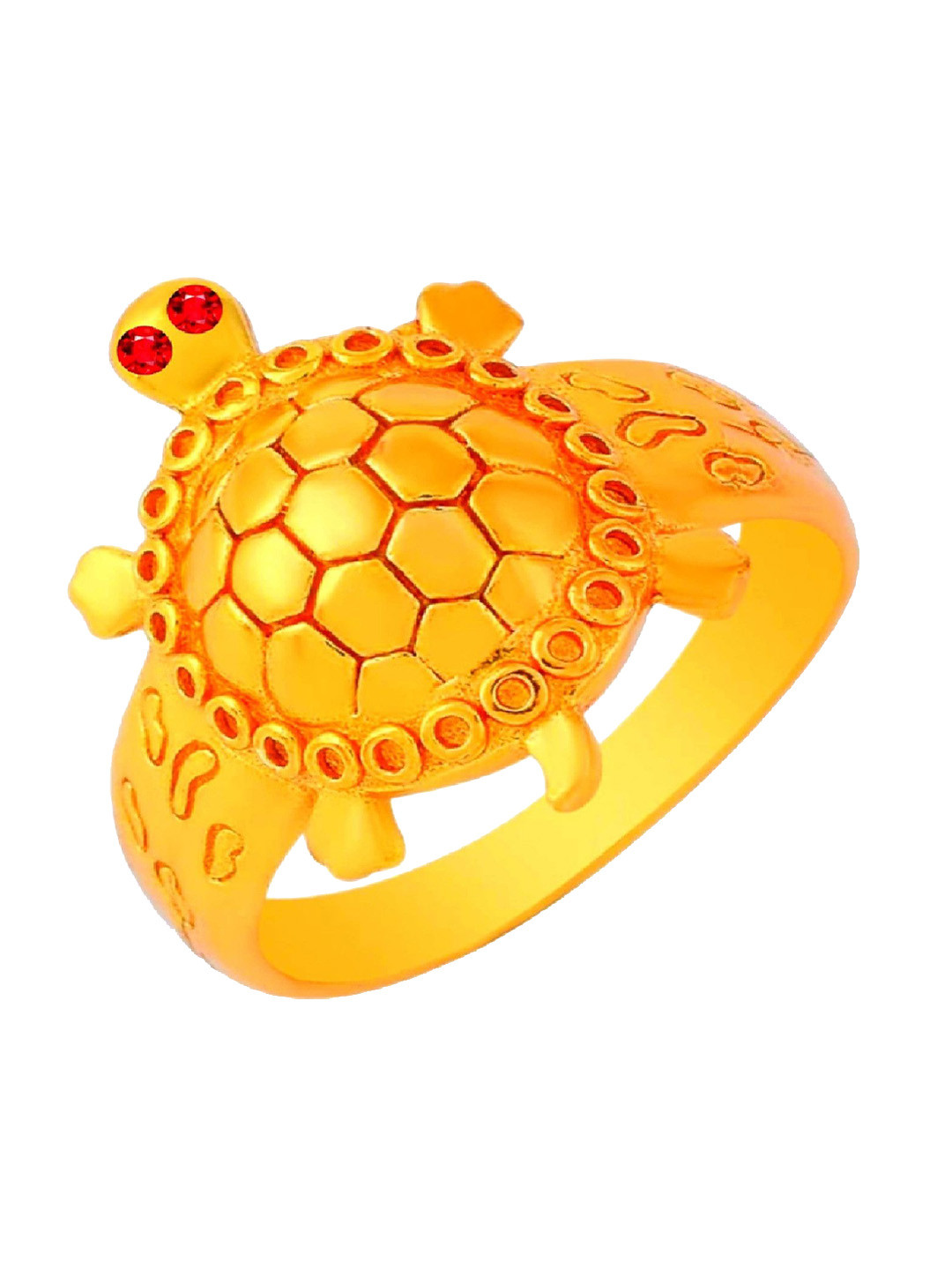 Dynamic Retail Global Yellow Alloy Finger Ring