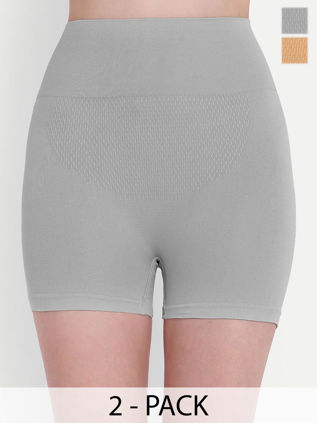 CALBONE Pack Of 2 Seamless High Waist Tummy Tucker Shapewear