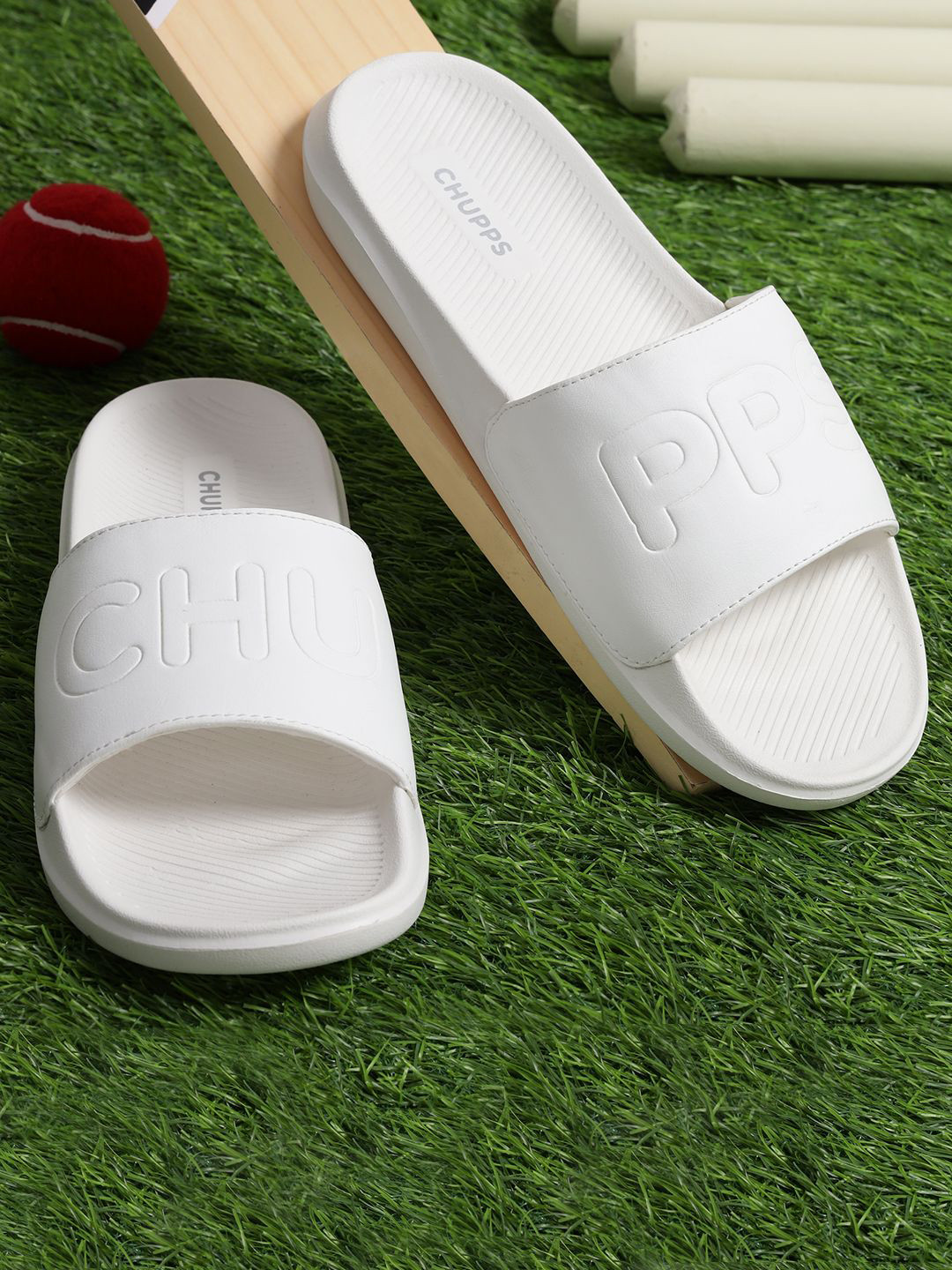 CHUPPS Men Pure White Casual Slider