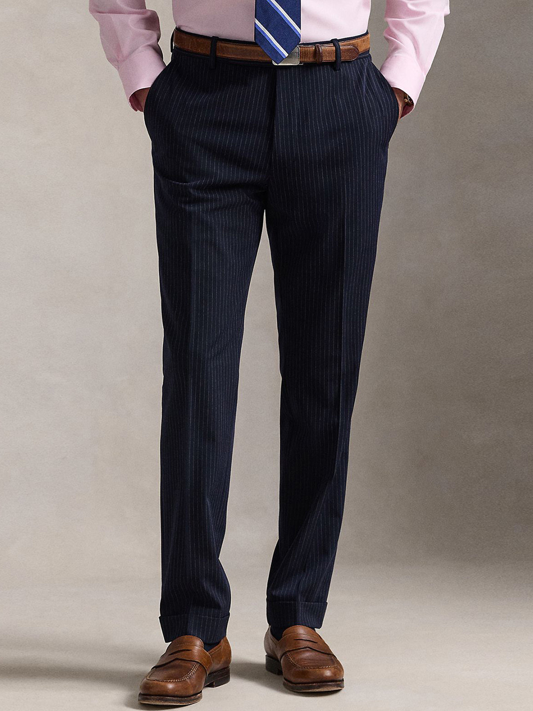 Polo Ralph Lauren Men Striped Formal Trouser