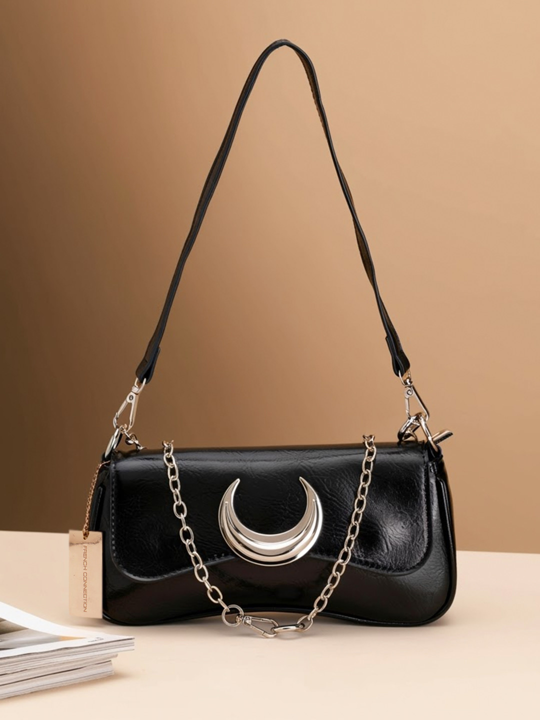 French Connection Baguette Shoulder Bag