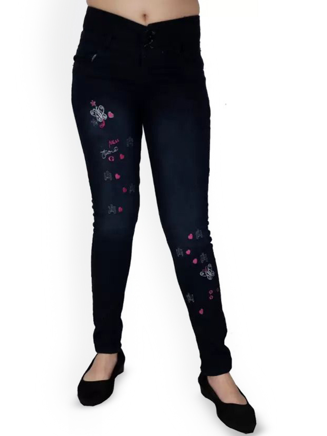 Cheenu Garments Girls Regular Fit Mid-Rise Jeans