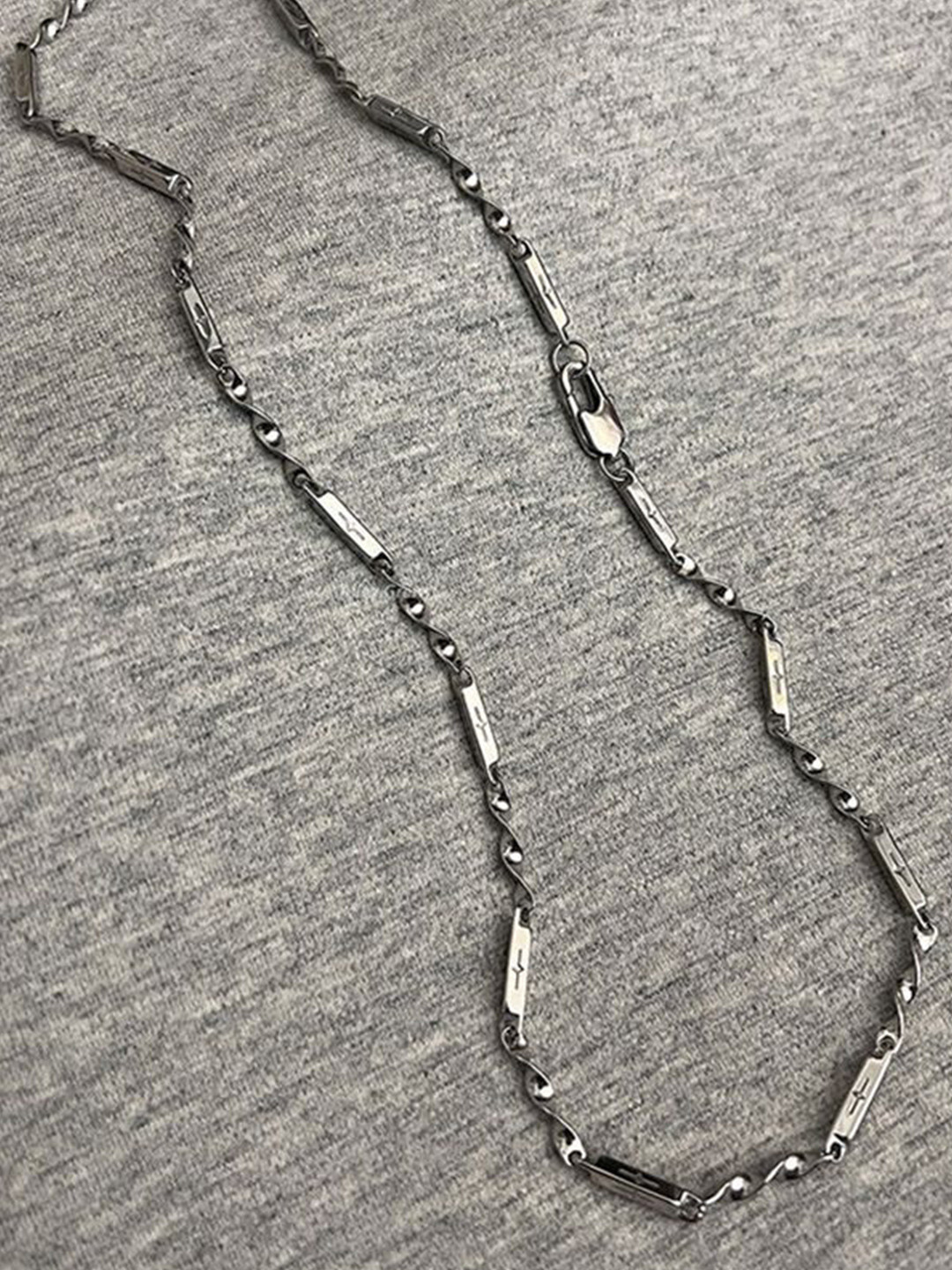 StyleCast x Revolte Silver-Plated  Stainless Steel Minimal Chain