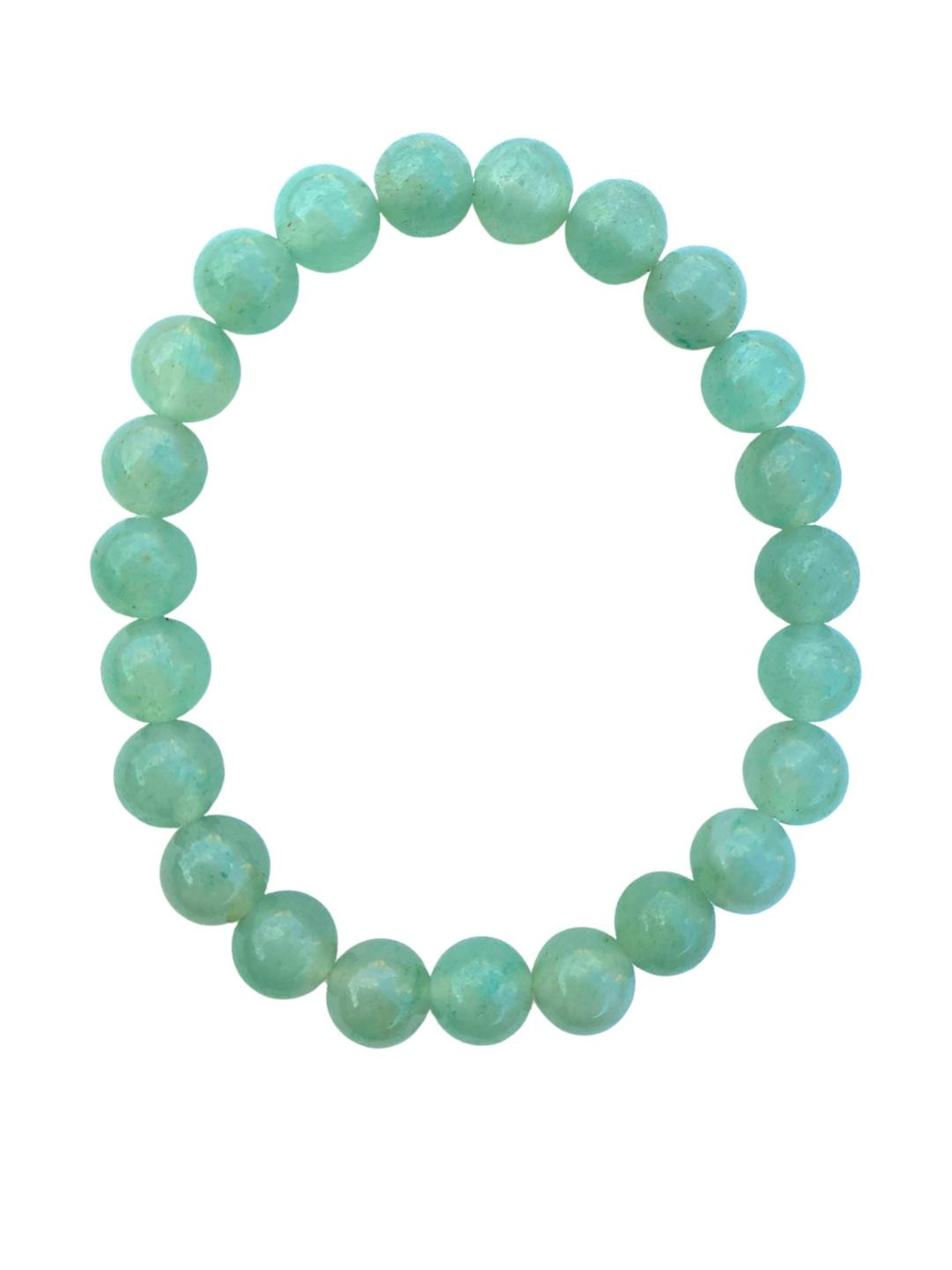 Apnisanskriti Unisex Green Aventurine Healing Stone Bracelet