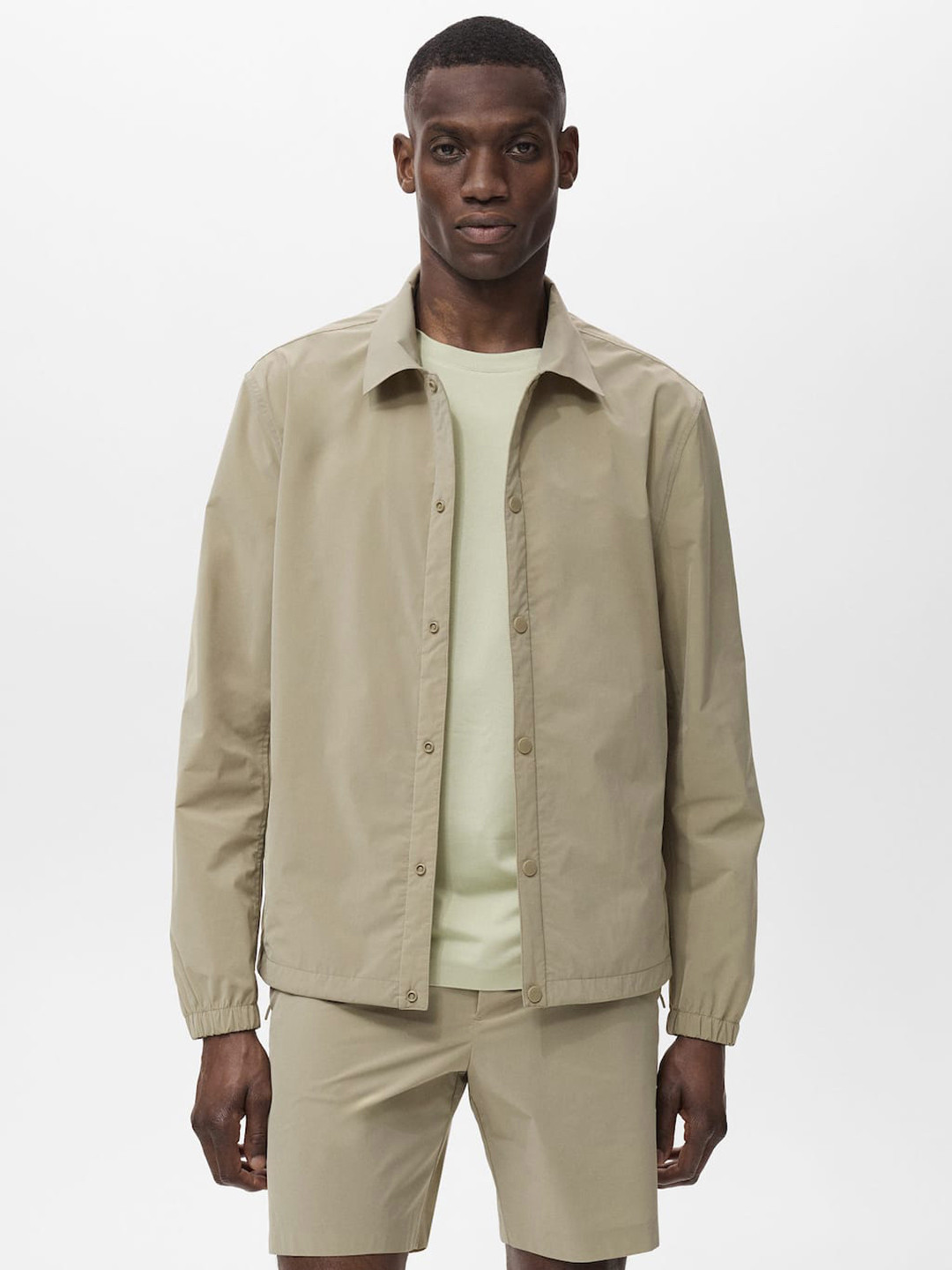 MANGO MAN Performance Water Repellent Cool Max Shacket