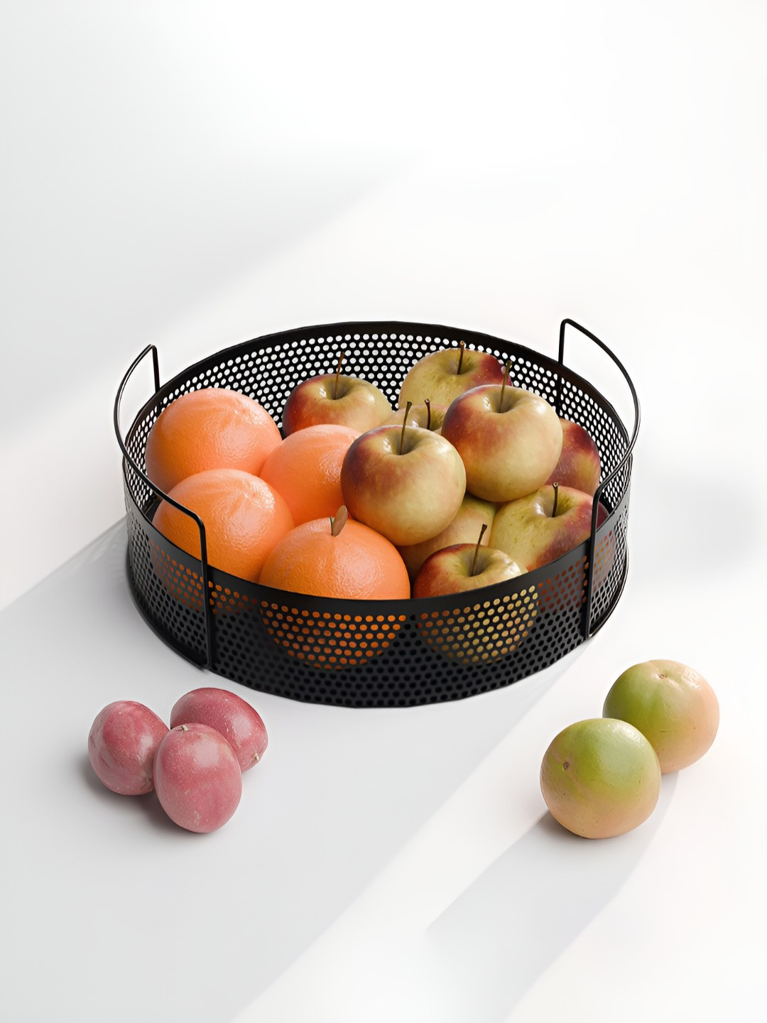 Myntra Elegant Homes Metal Dishwasher Safe Fashion Fruit and Vegetable Basket