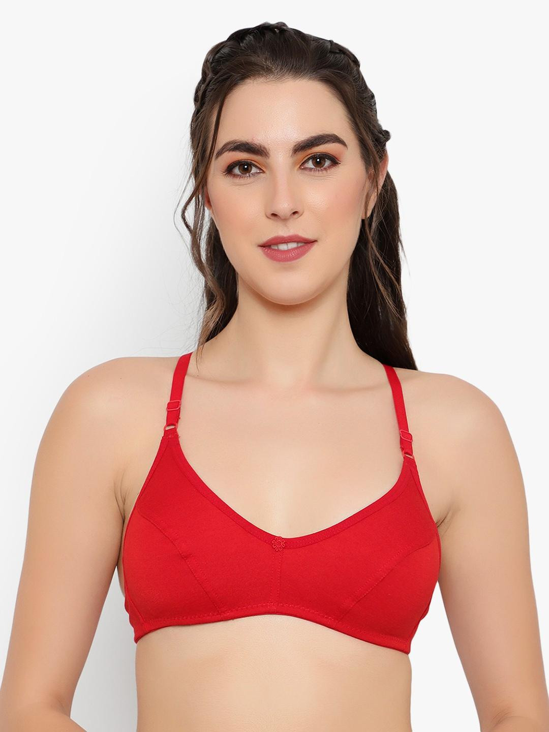 GuSo Shopee Red Everyday Cotton Bra