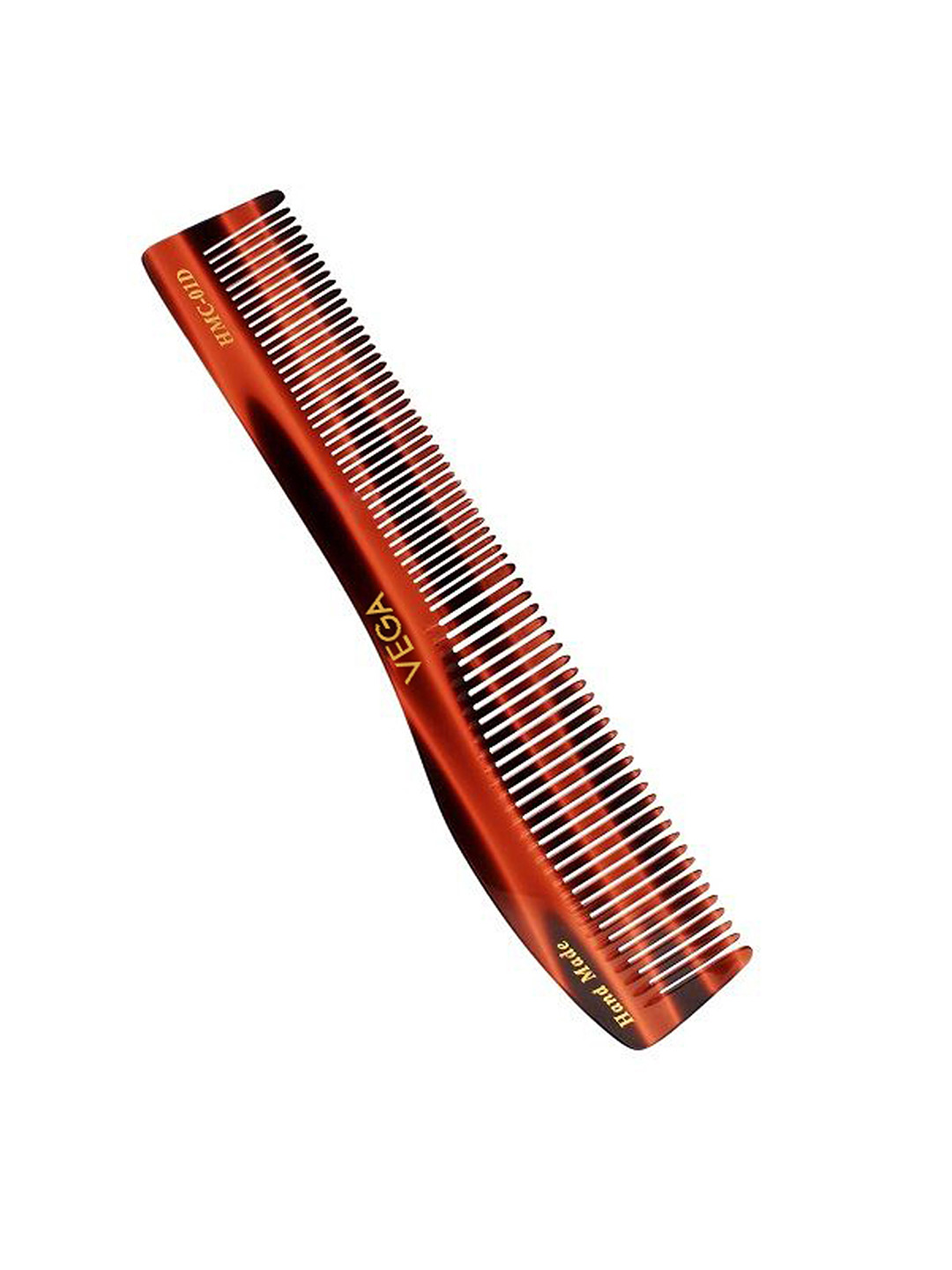 VEGA Unisex Brown Graduated Handmade Dressing Hair Comb