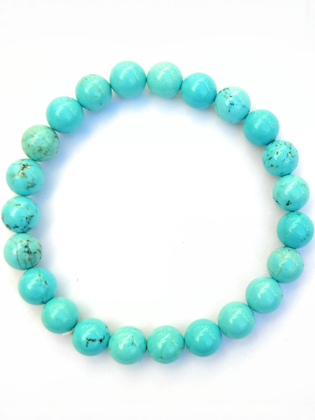 Apnisanskriti Unisex Firoza (Turquoise) Healing Stone Bracelet