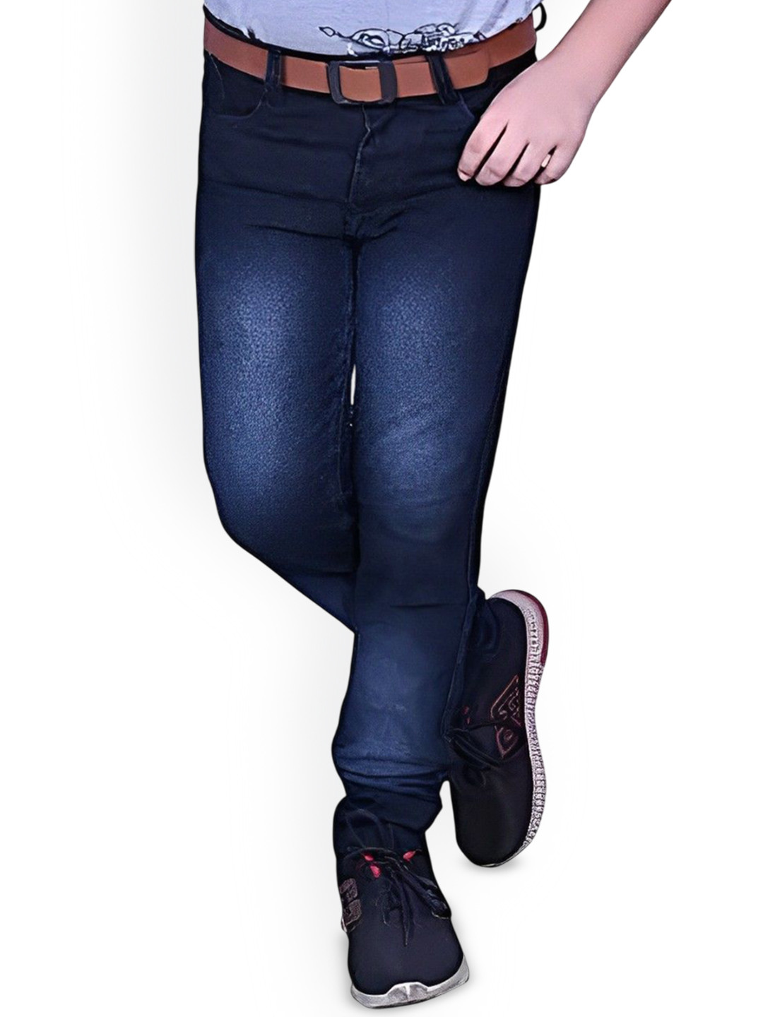 Cheenu Garments Boys Regular Fit Mid-Rise Light Fade Jeans