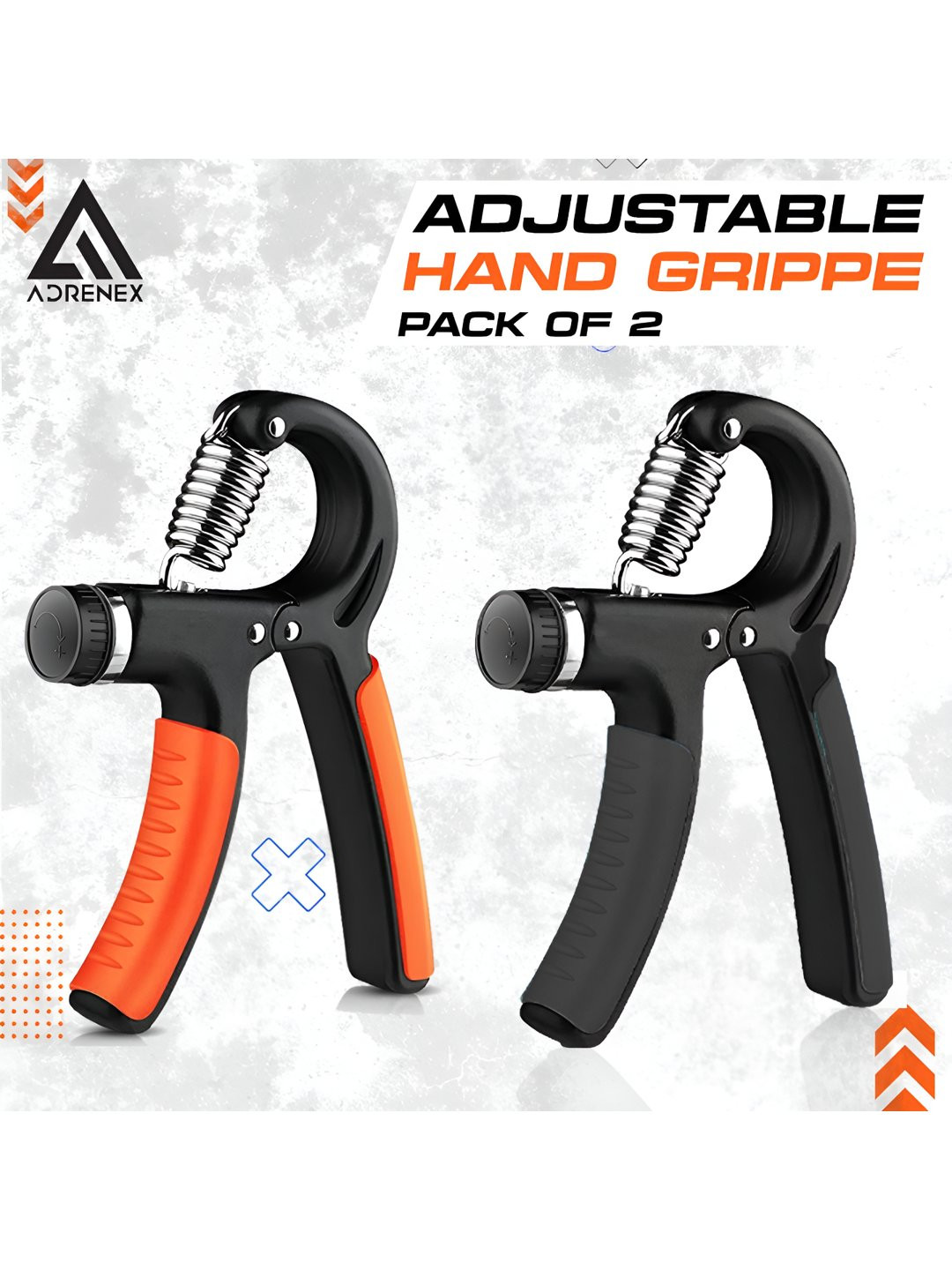 ADRENEX Set Of 2 Adjustable Hand Gripper