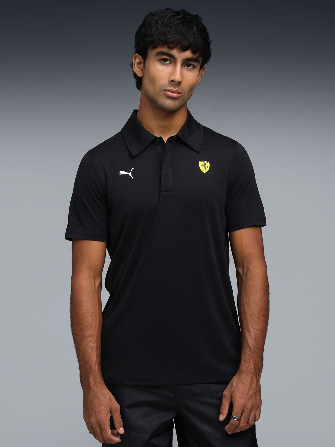 PUMA Motorsport Ferrari Sportswear CS Polo Collar T-shirt