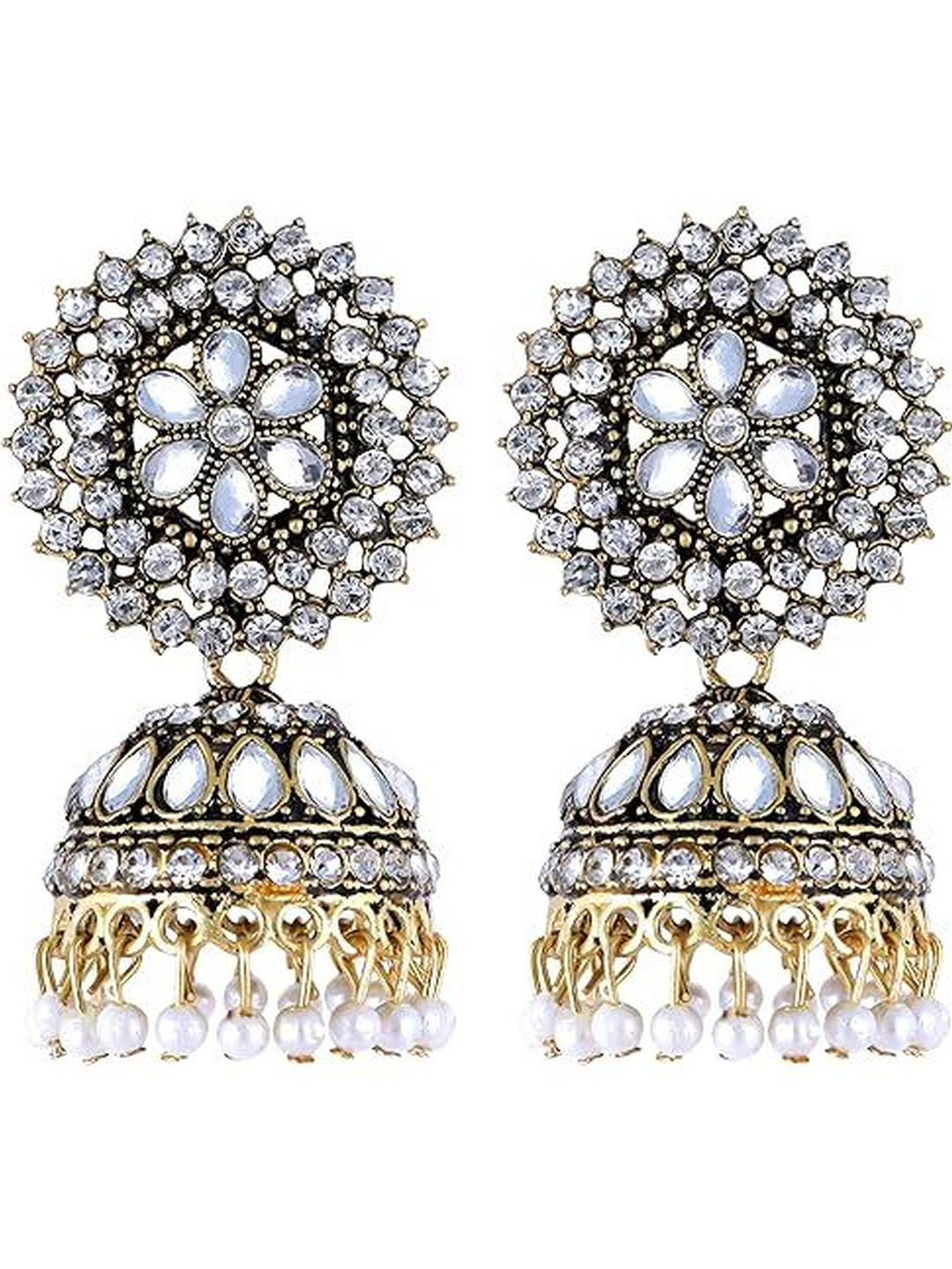 PUCHKOO Contemporary Jhumkas Earrings