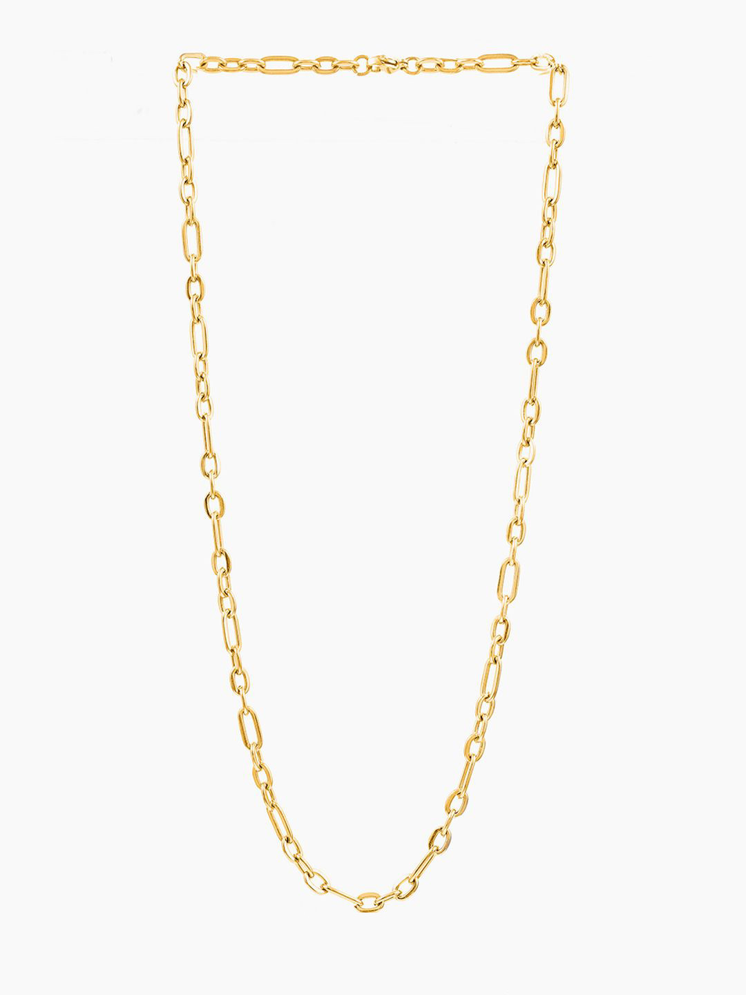 SWASHAA January 18KT Gold-Plated Stainless Steel Chain
