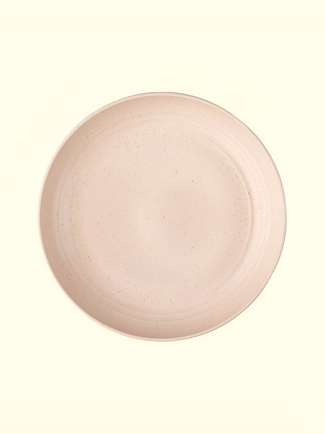 IRIDA NATURALS Beige Wheat Straw & Bamboo Fiber Snack Plates