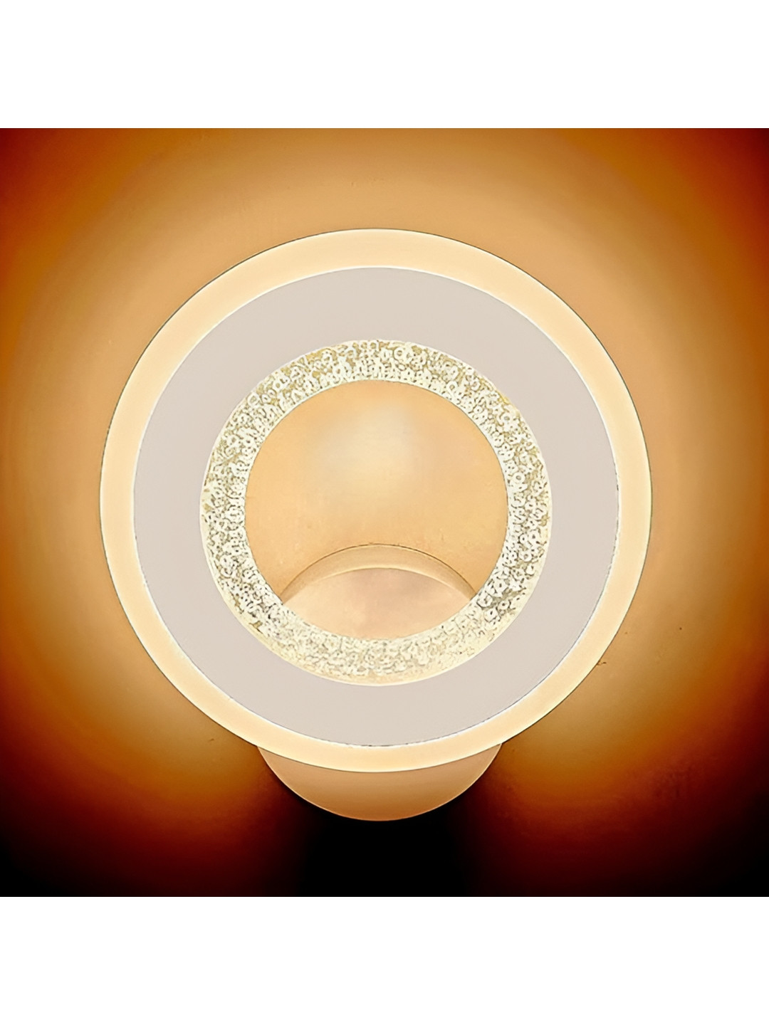 FILLISKA White Acrylic Contemporary Spherical Shaped Wall Lamp