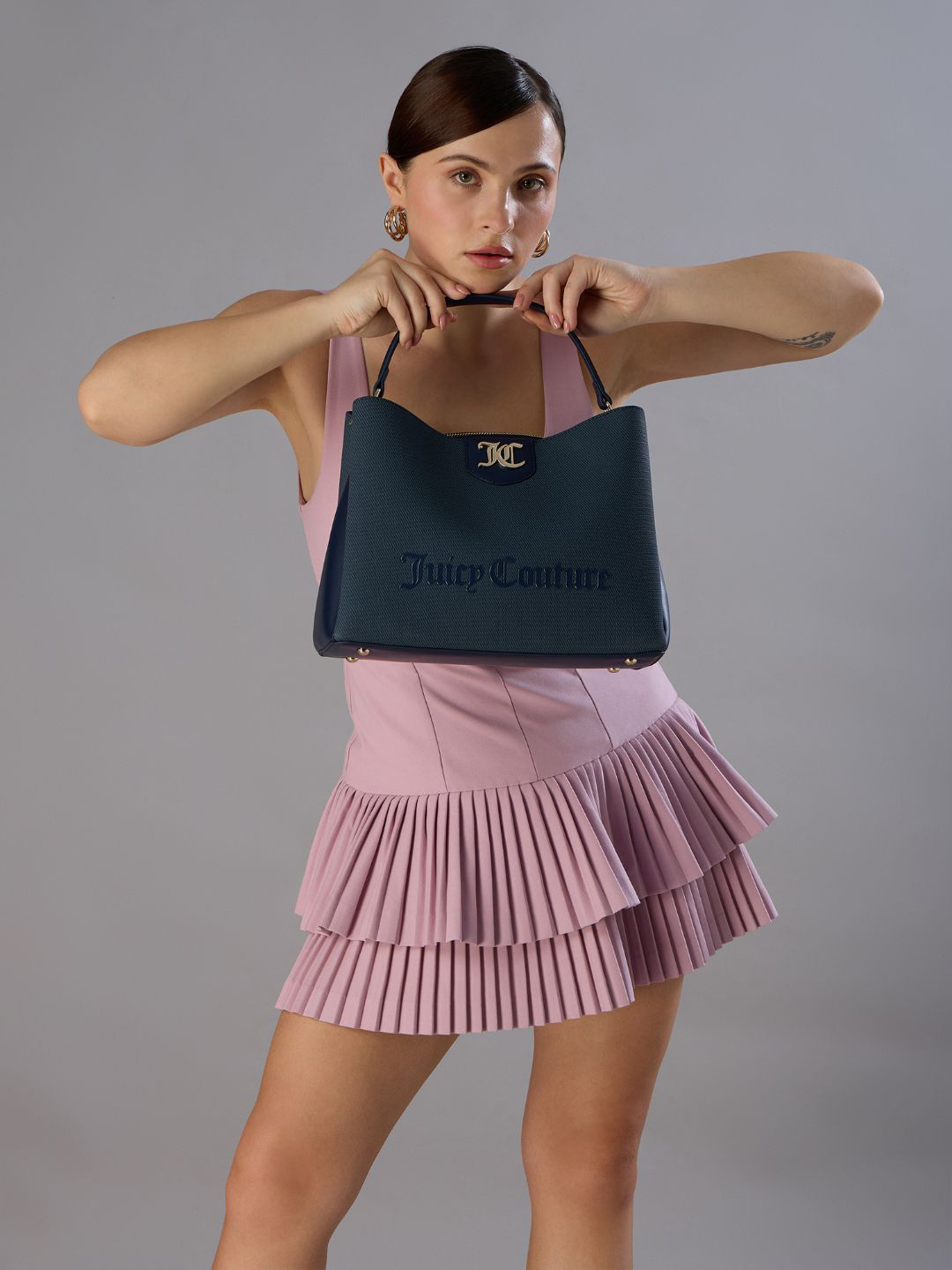 Juicy Couture Women Solid Structured Satchel Bag