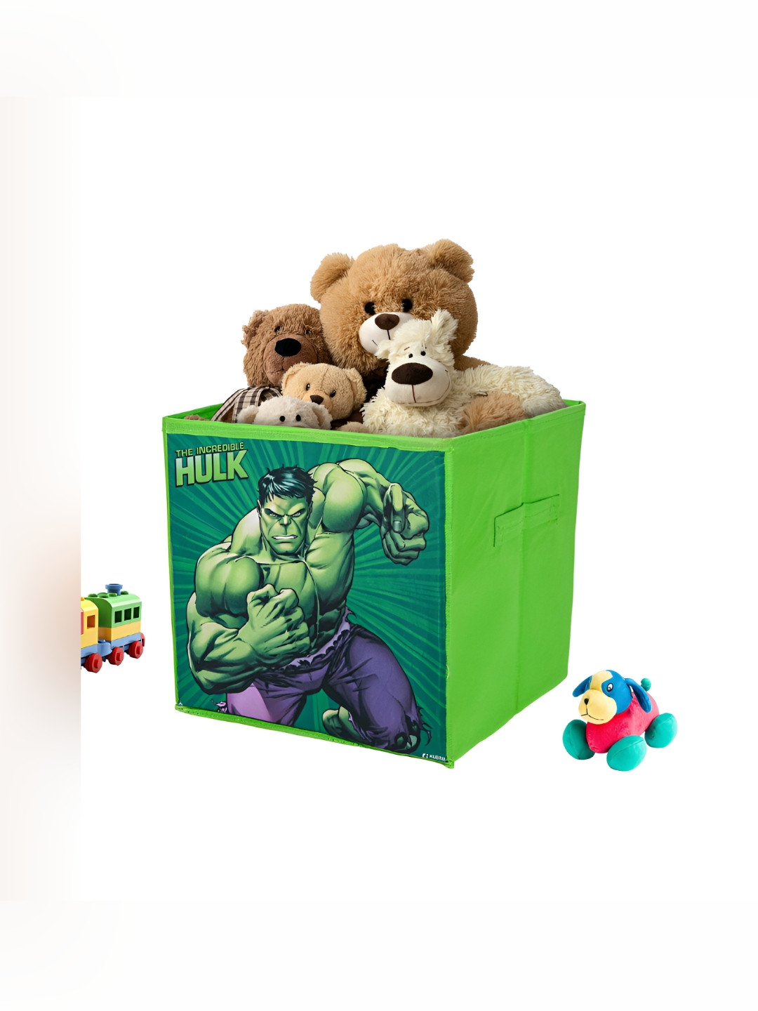 Myntra Elegant Homes Green & Purple Marvel Hulk Multi-Utility Organiser