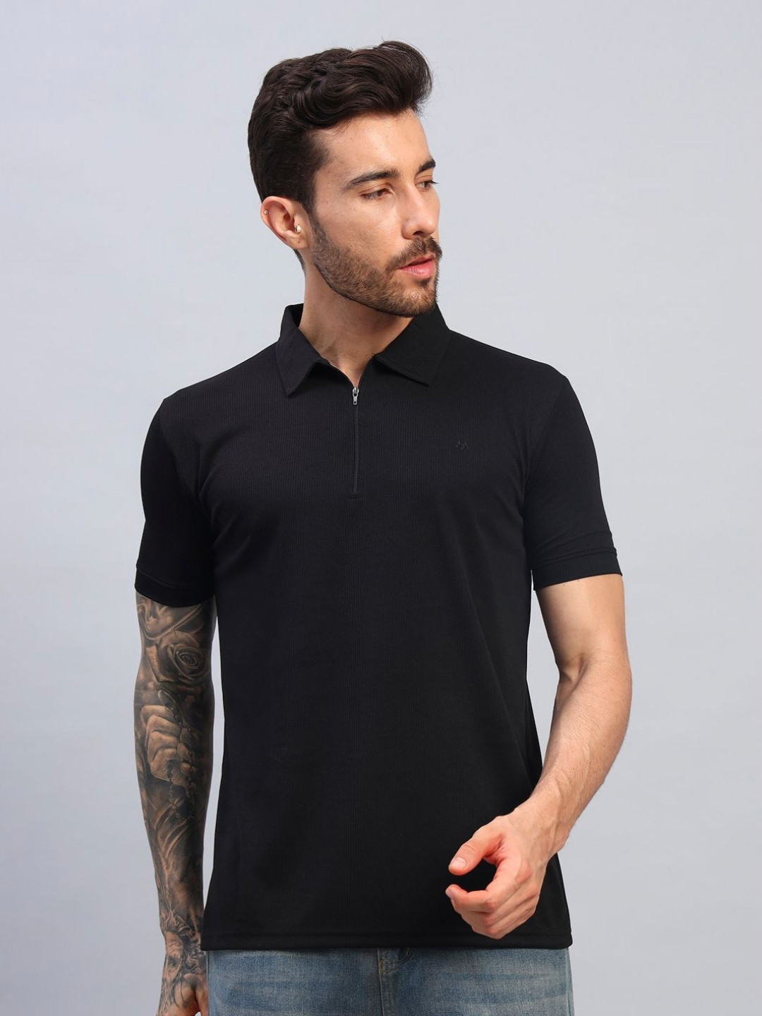 MONTCLAIR Polo Collar Short Sleeves T-shirt