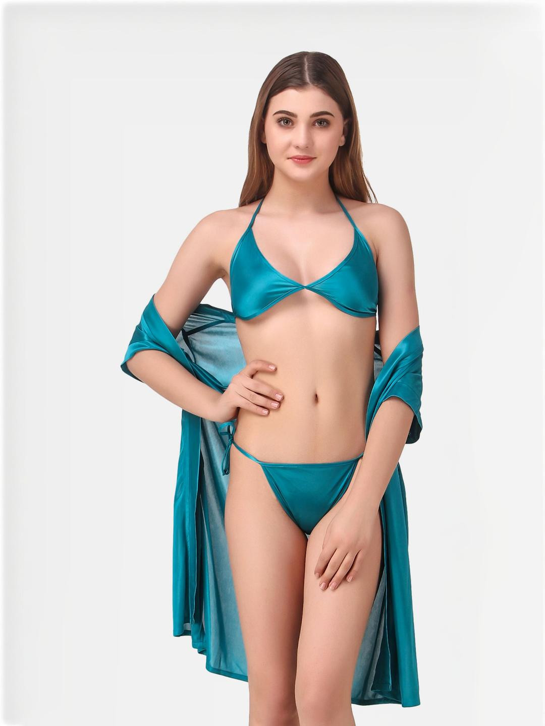 Dreambe Women Shoulder Straps Satin Baby Dolls