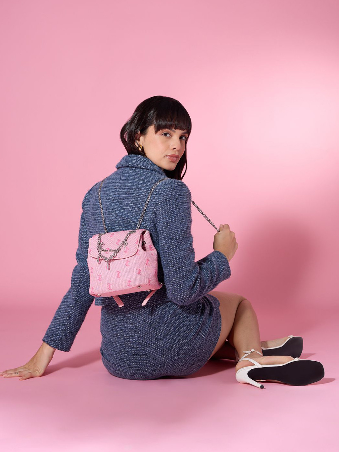 Juicy Couture Women Raneta Textured PU Backpack