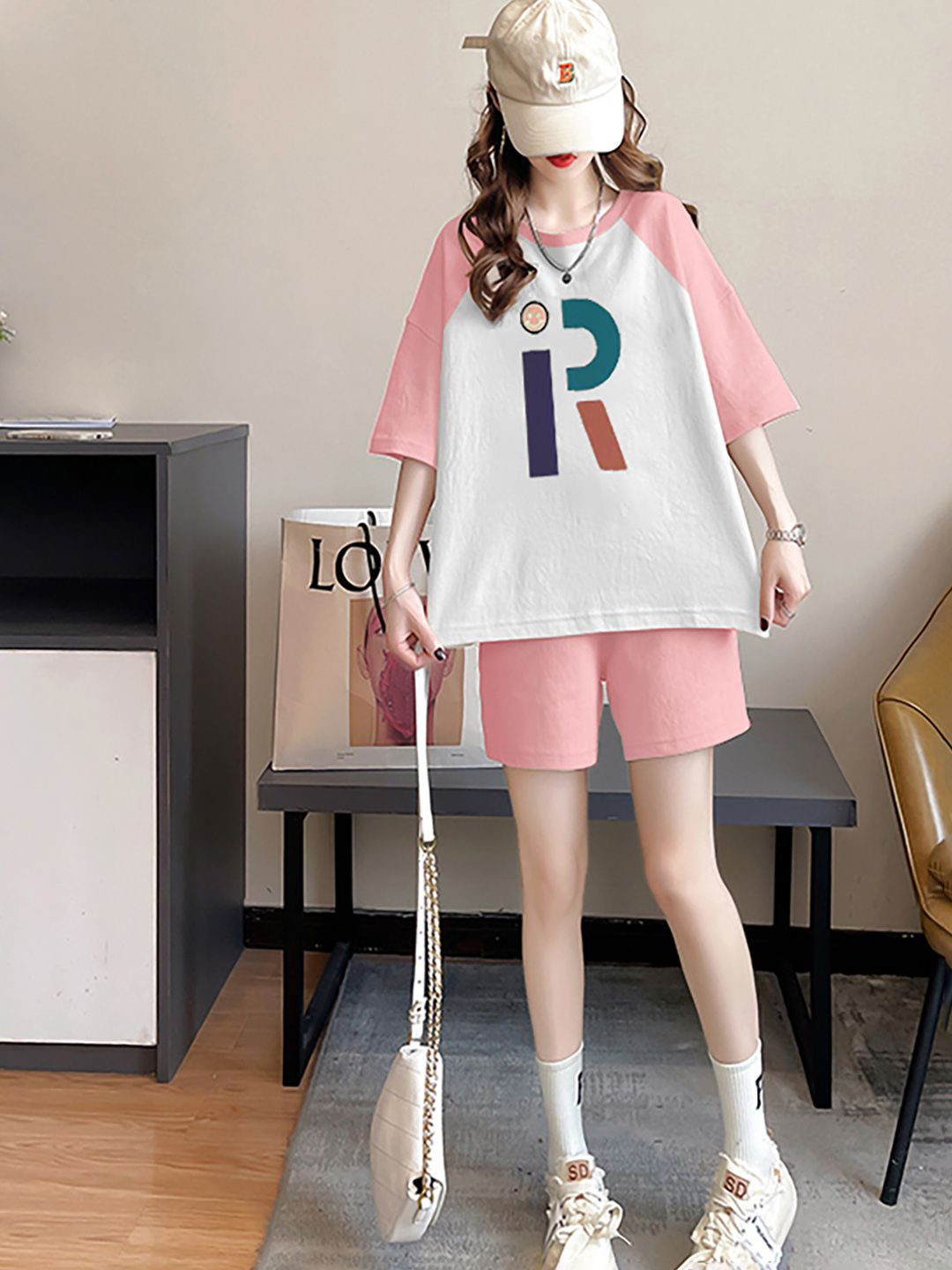 JC Mode Printed Tshirt With Shorts Co-Ords