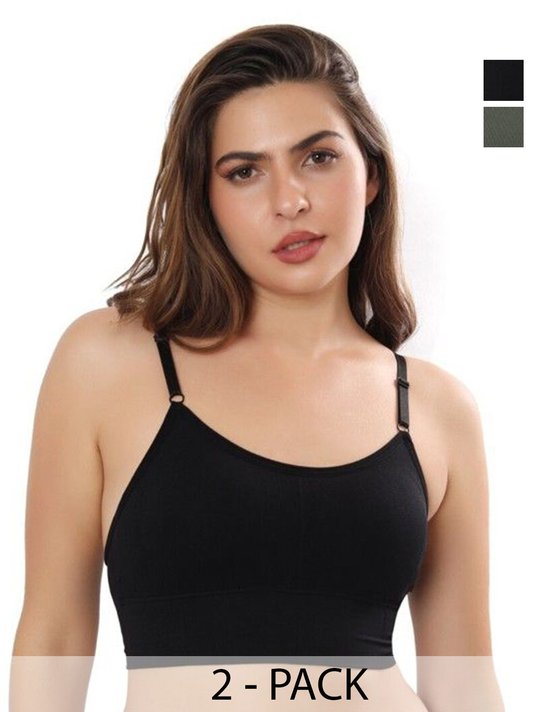 Moda Rapido Women Pack Of 2 Full Coverage Lightly Padded Bra