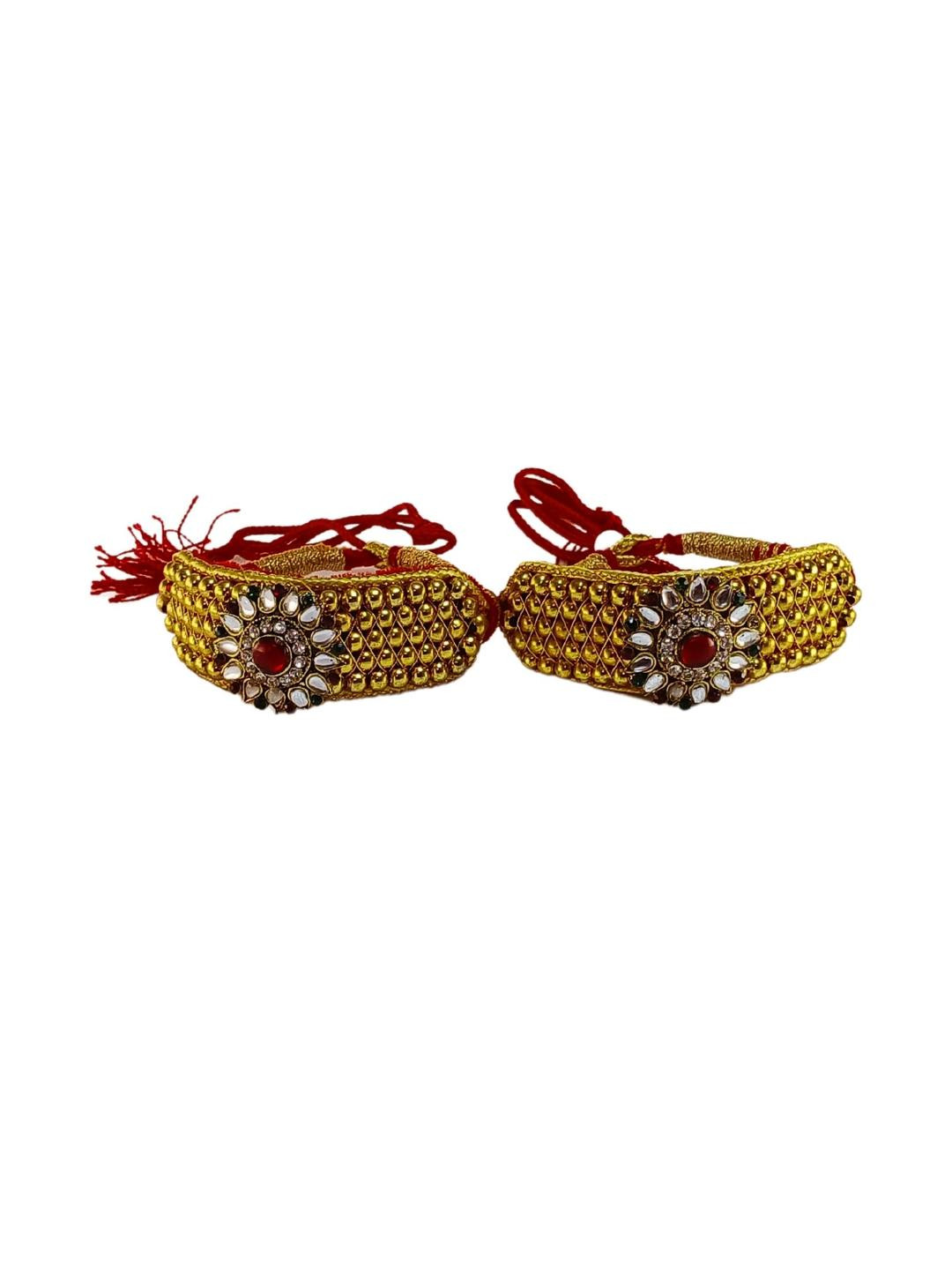 Vidhya Kangan Gold-Plated Brass Bracelet