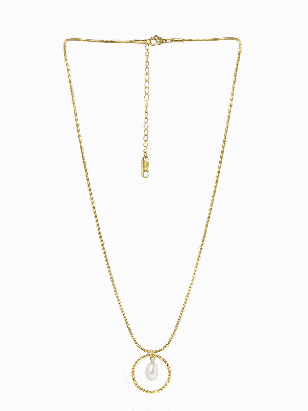 SWASHAA Gold Plated Pendant & Chain Necklace