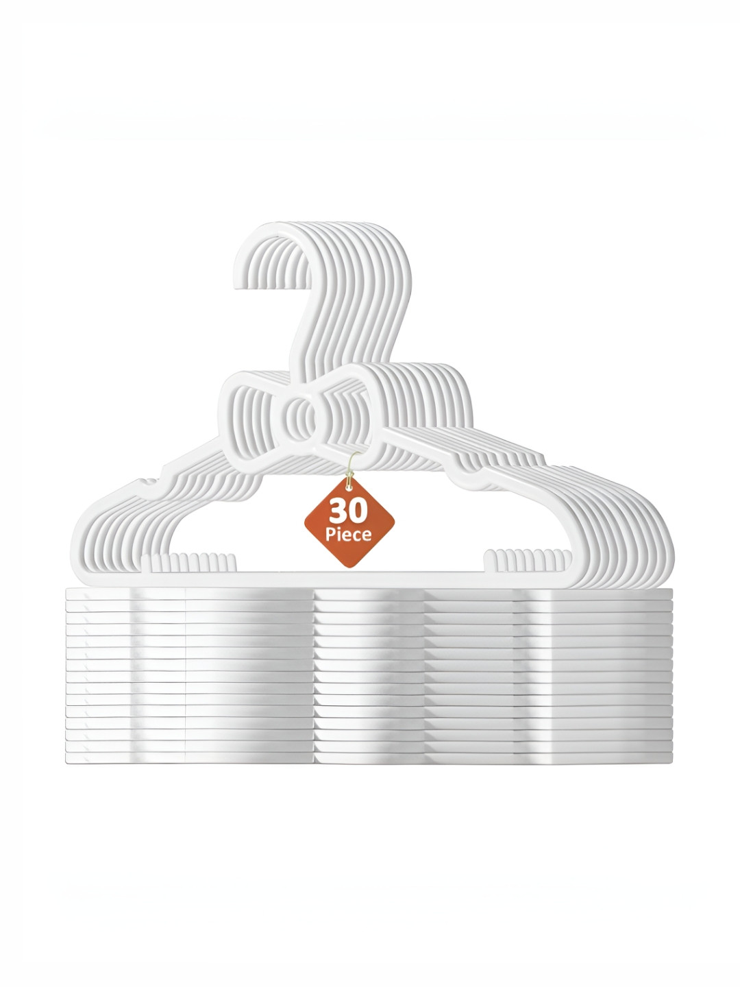 Aura White 30 Pcs Small Baby Hangers for Kids Clothes Hanger