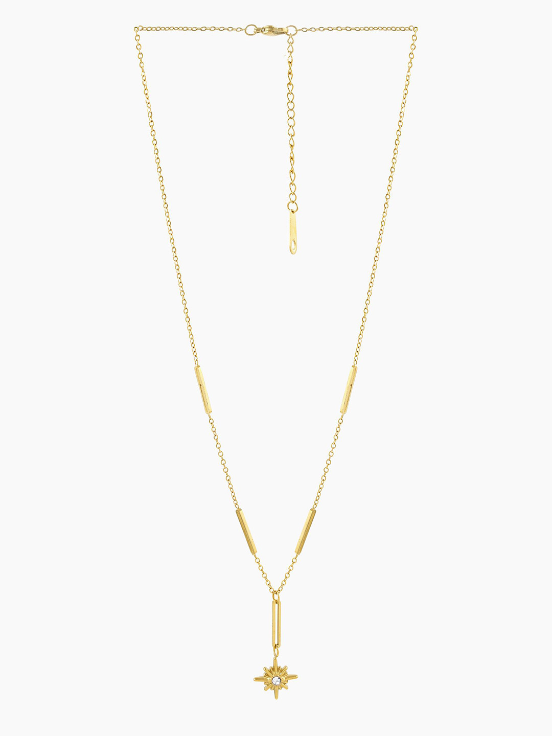 SWASHAA Solar Star 18K Gold Plated Necklace