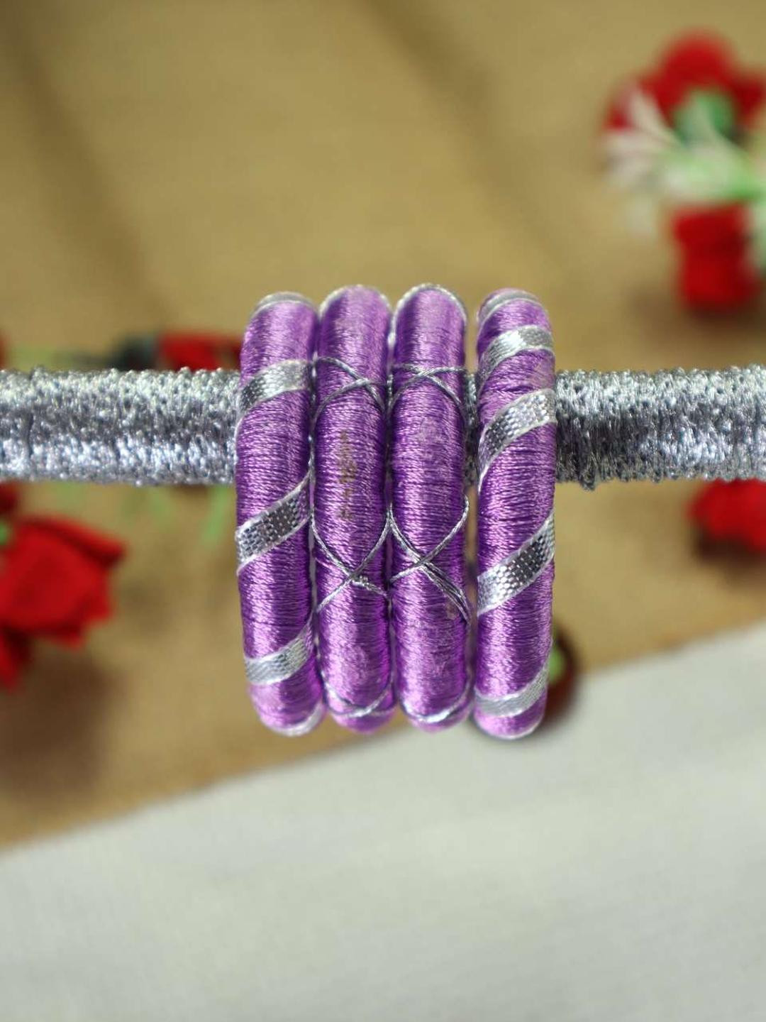 Kamule Violet Plastic Bangle