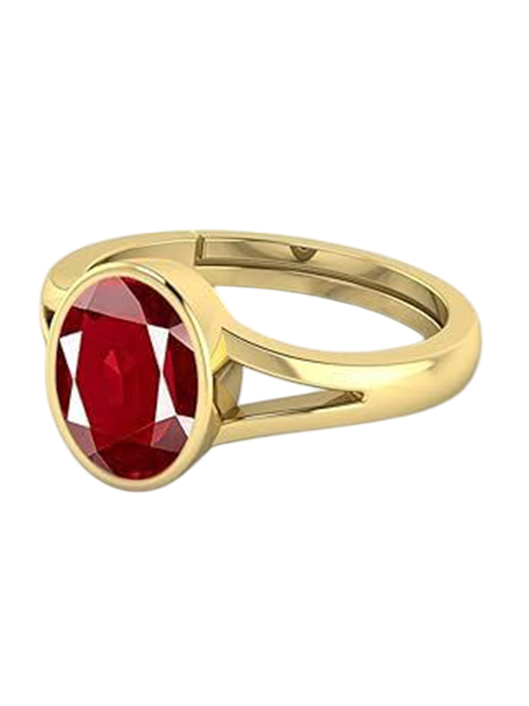 RSPR 11.25 Ratti Natural Ruby Manik Gemstone Stone Studded Ring