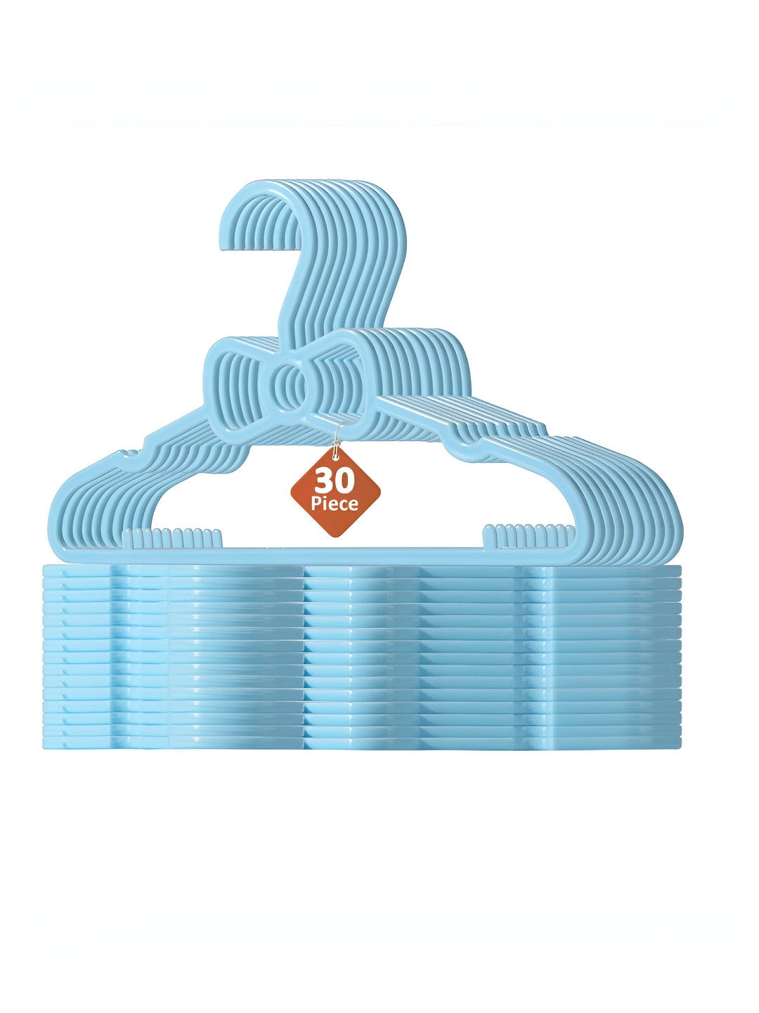 Aura 30-Pcs Blue Small Baby Hangers for Clothes Hanger