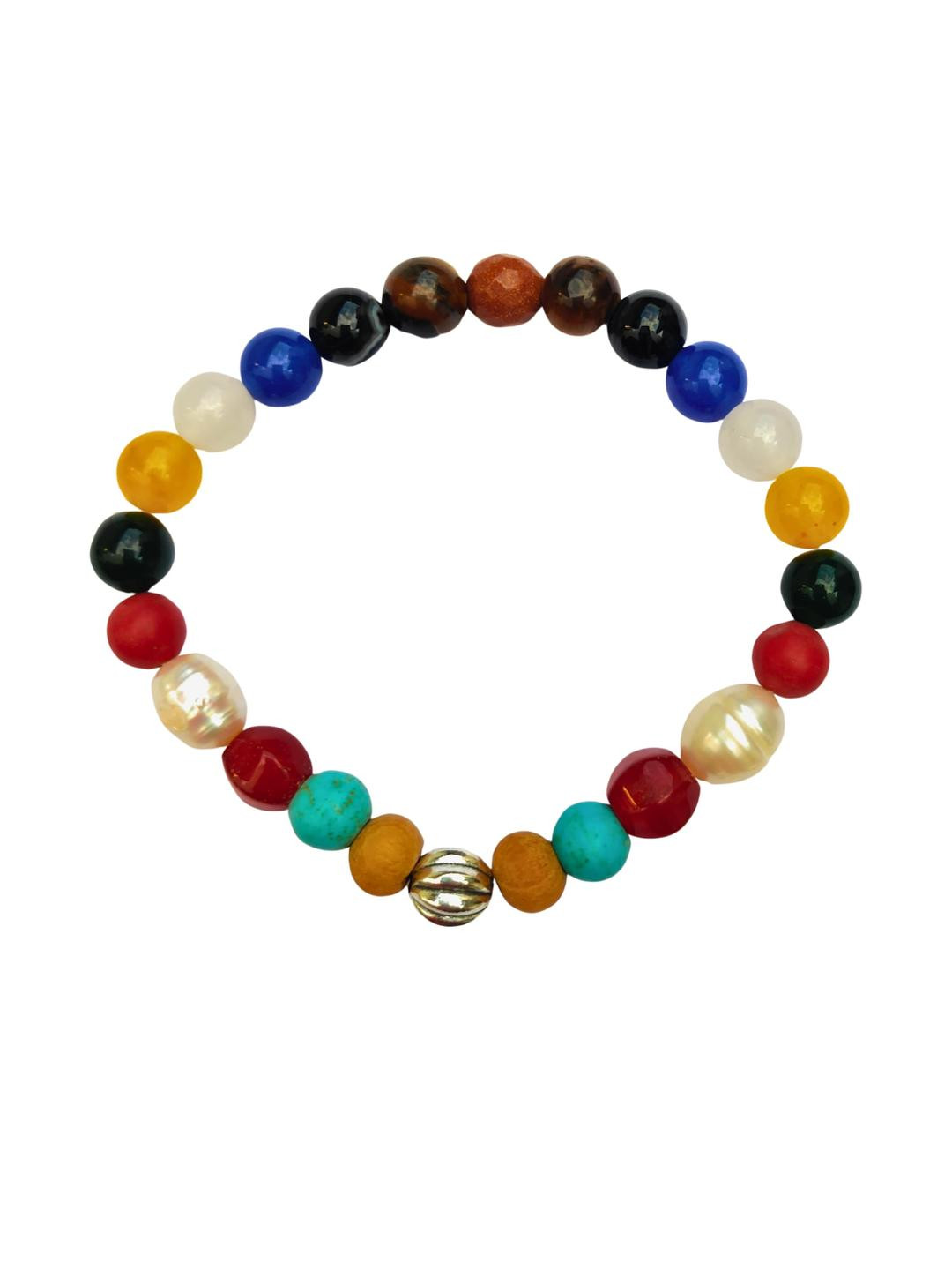 Apnisanskriti Unisex Apnisanskriti Unisex Multi Colour Stones Bracelet