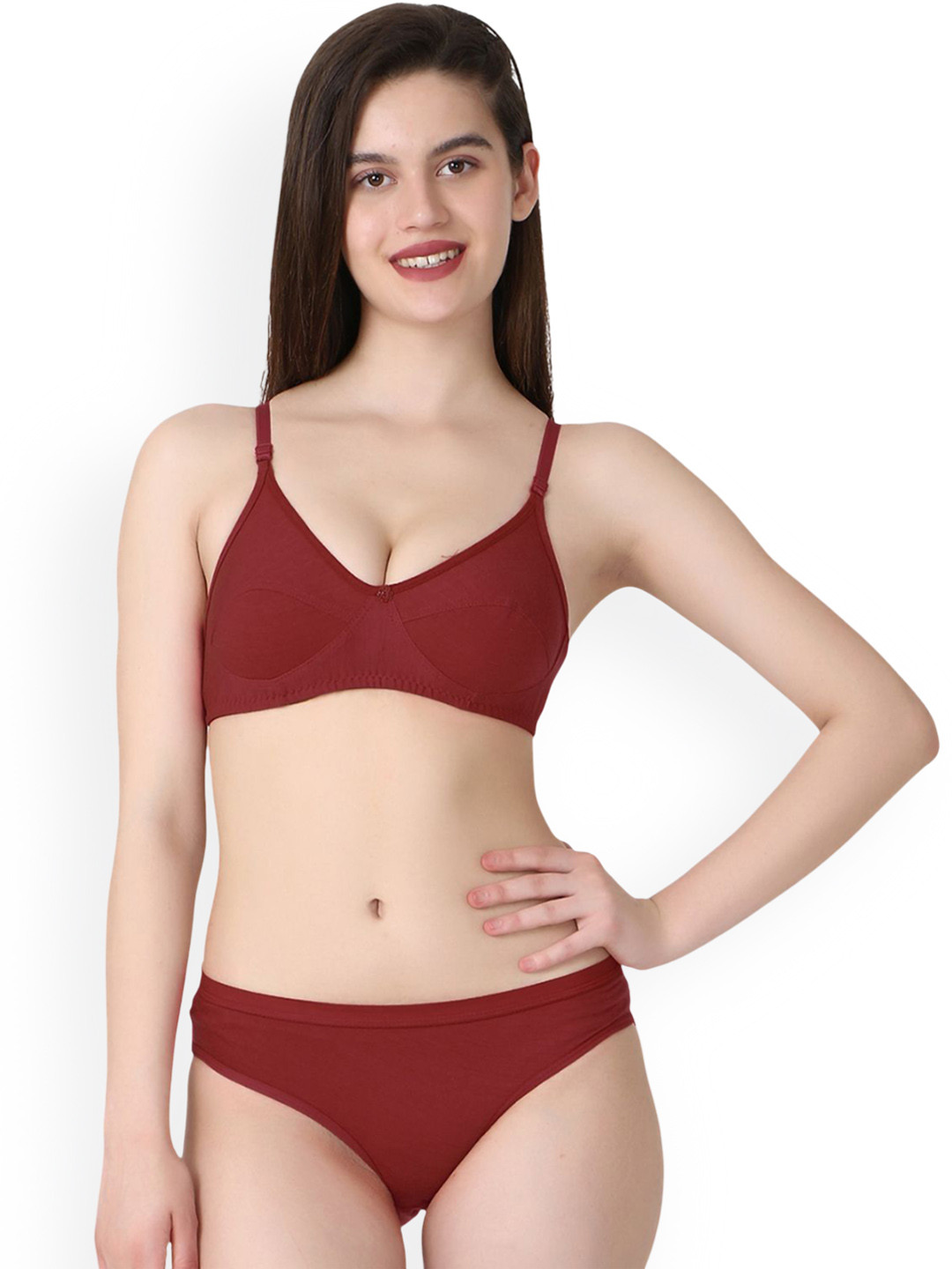 PIBU Non-Padded Lingerie Set B-Ruchi-Sett_M