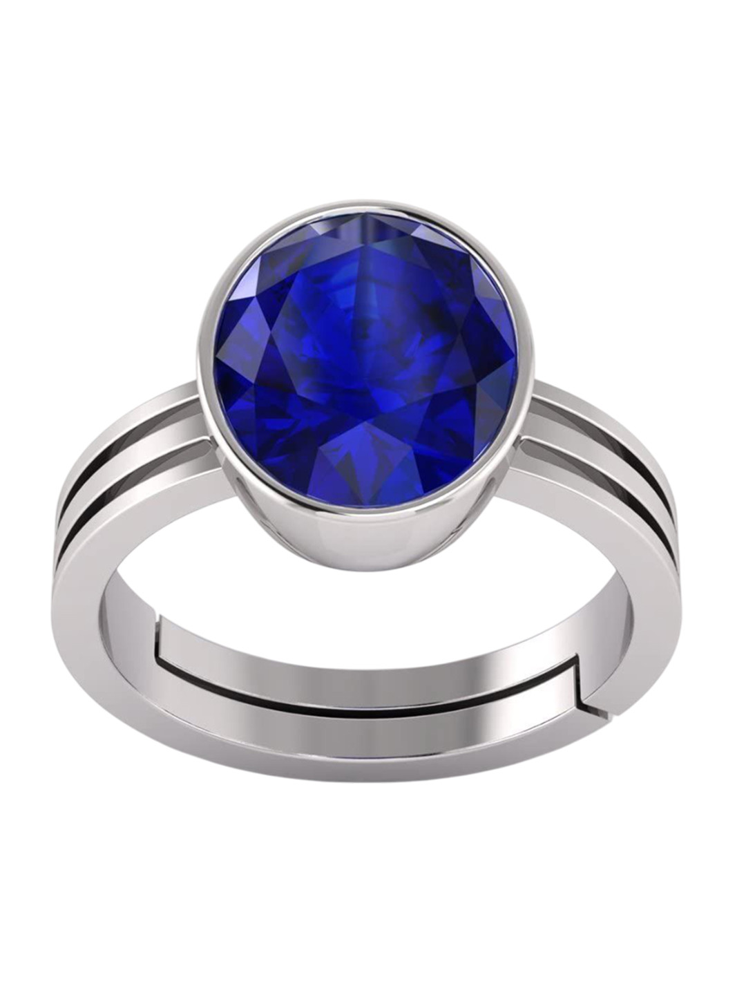 RSPR Ratti 13.6CT Sapphire Stone Studded Finger Ring