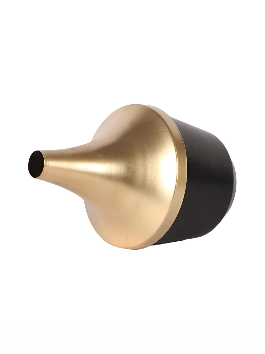 Amaya Decors Black & Yellow Colour-Blocked Flower Vase