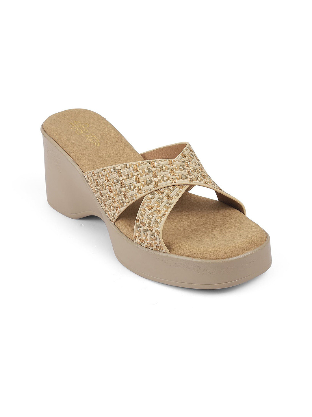 Tresmode Morio Beige Women Dress Heel Sandals