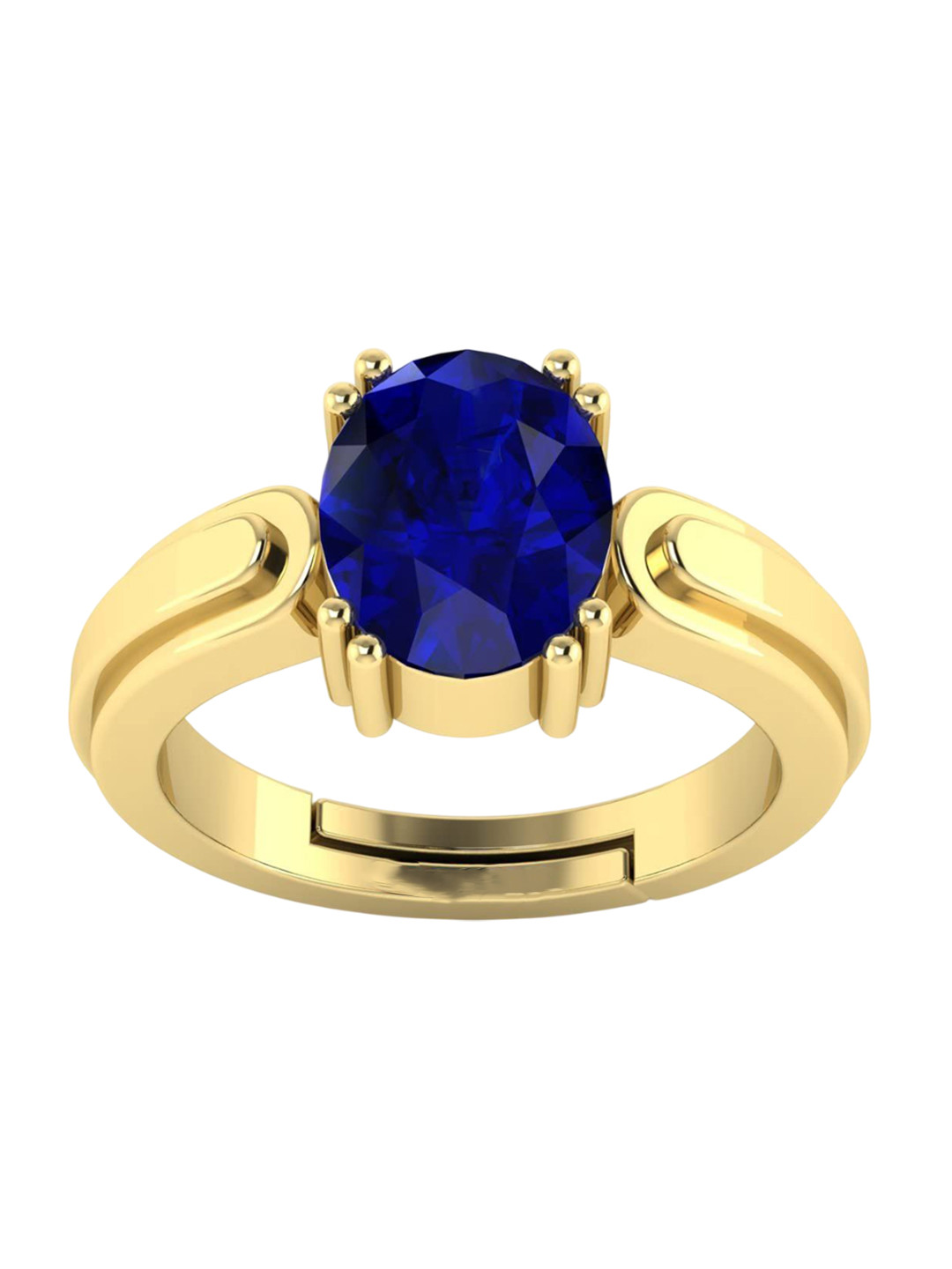 RSPR 9.25 Ratti 8.60 Carat Unheated Untreatet A+ Quality Natural Sapphire Pukhraj Ring