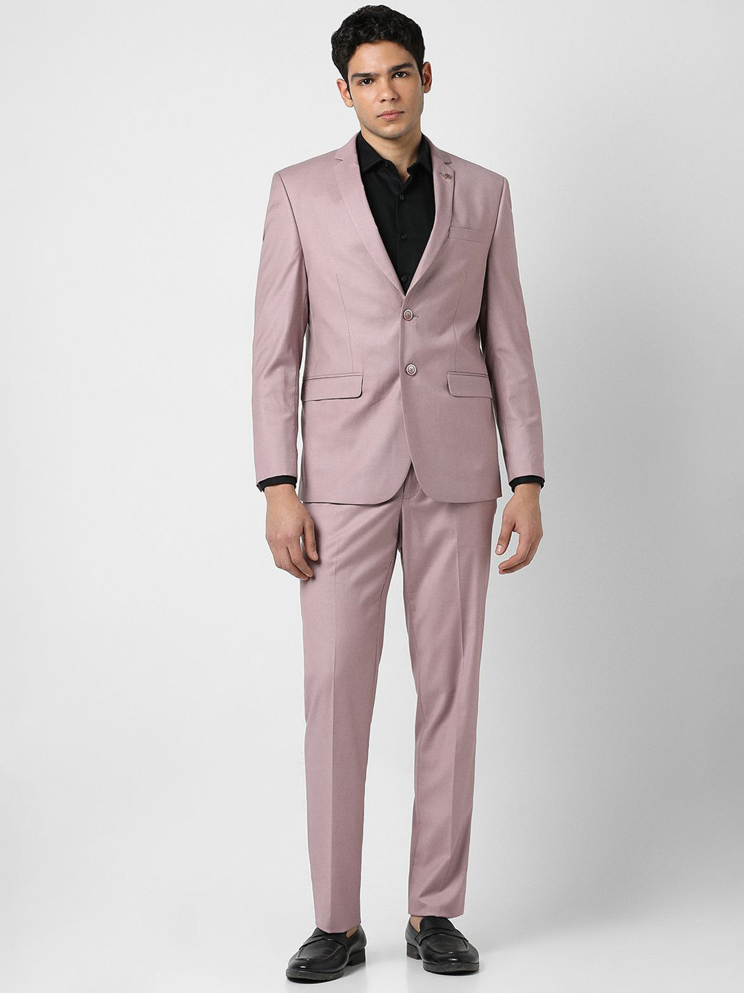 Van Heusen Textured Slim Fit Wedding Two Piece Suit