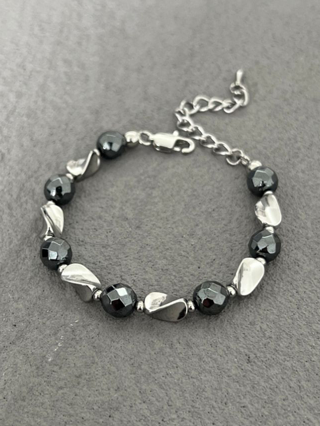 StyleCast x Revolte Men Silver-Plated Link Bracelet