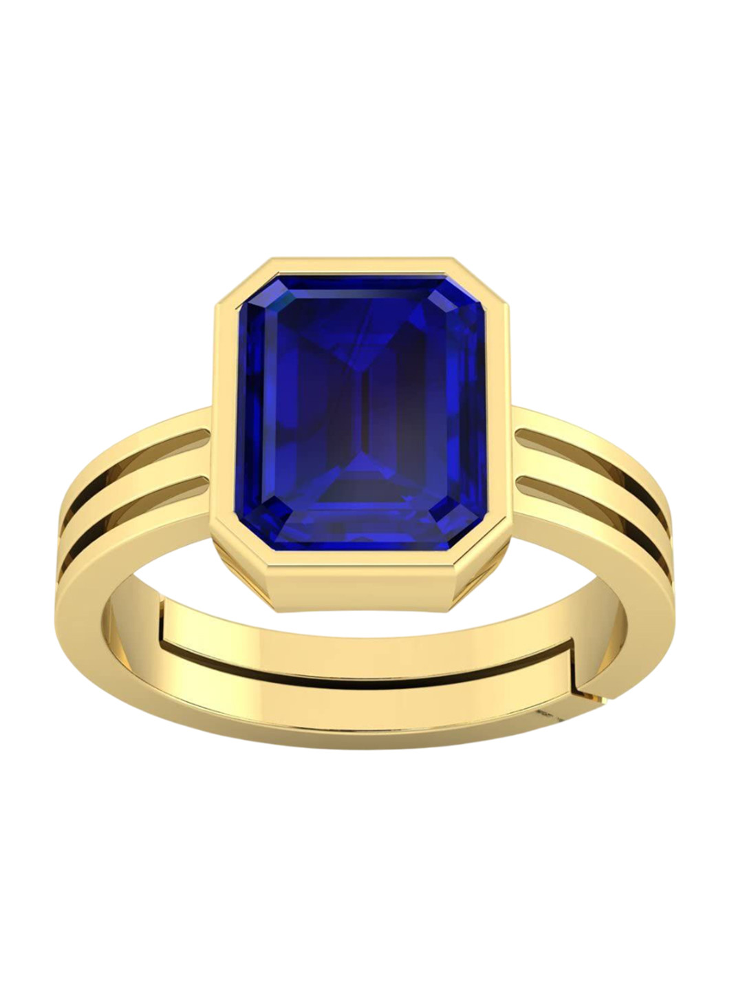 RSPR 7.25 Ratti 6.60 Carat Amethyst Katela Studded Ring