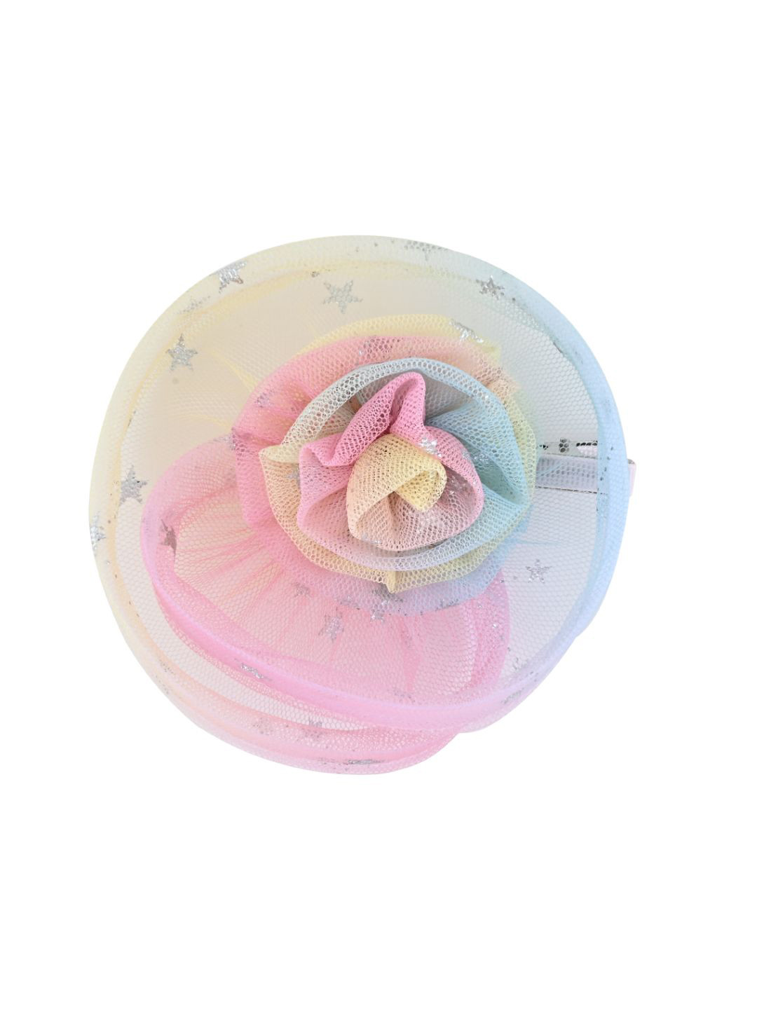 Aye Candy Girls Glitter Hat Design on Alligator Hair Clip