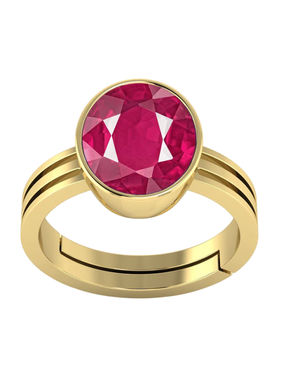 RSPR 6.25 Ratti 5.60 Carat  Ruby Manikya stone-StuddedFingerRing