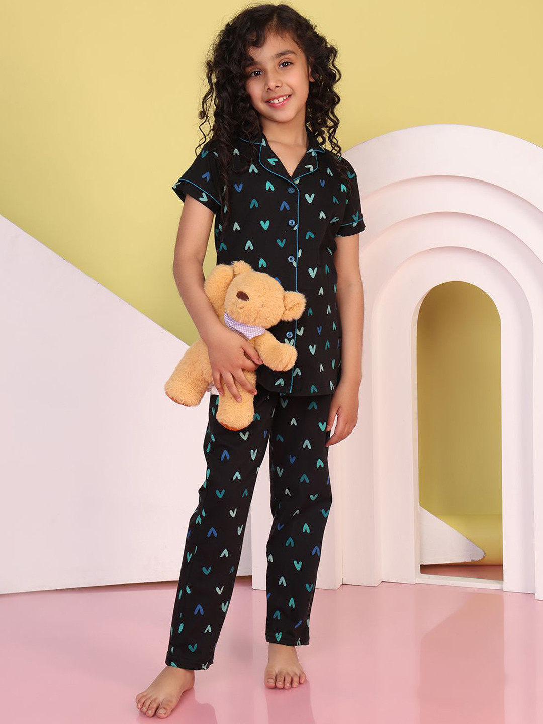 Bloem Girls Printed Night suit